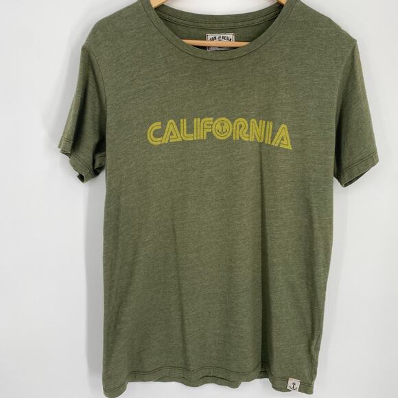 Iron & Resin Top Men’s Small Army Green California BroCore Minimalist - Picture 1 of 9